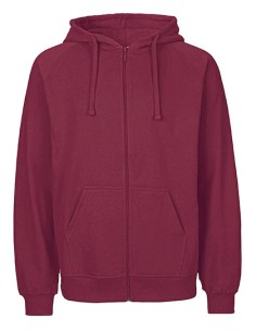 T-T63301-Unisex Tiger Cotton Hoodie With Zipper 2